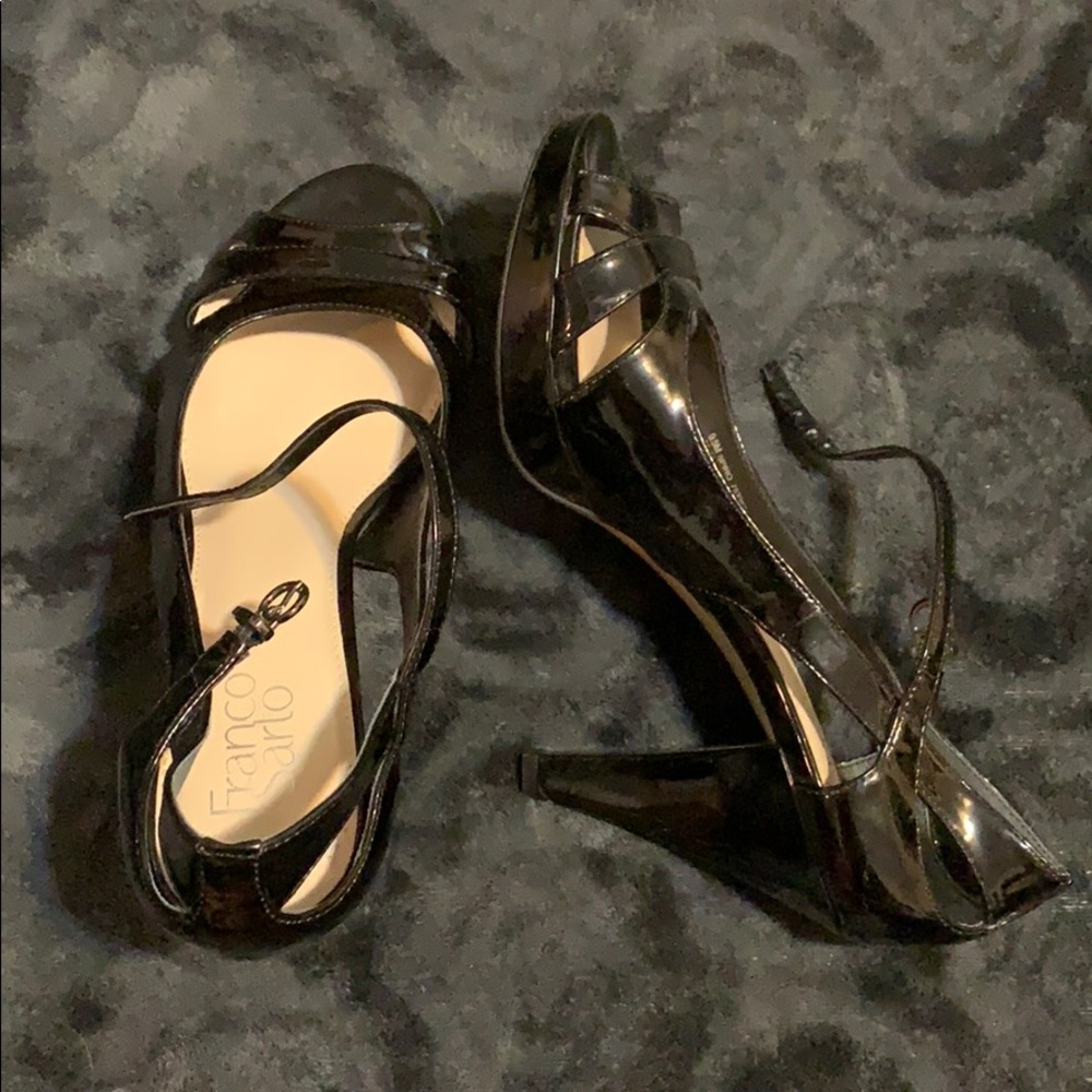 Black Franco Sarto heel